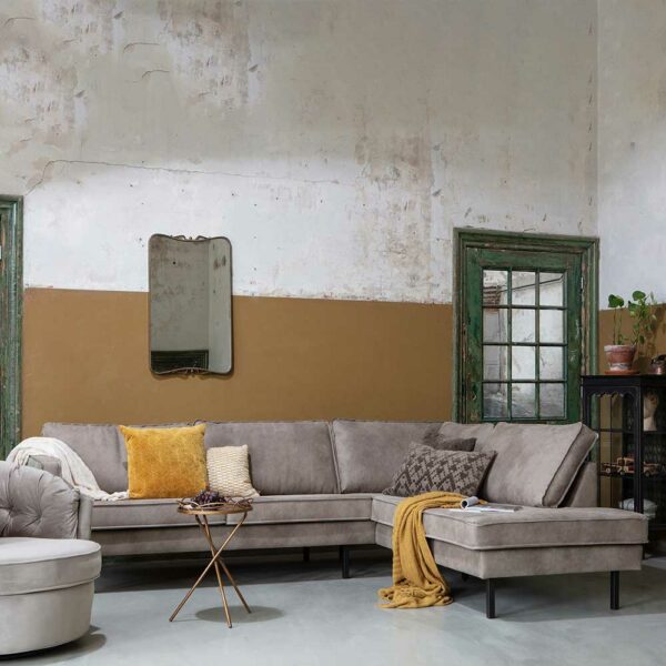 Kunstleder Ecksofa in Grau modern