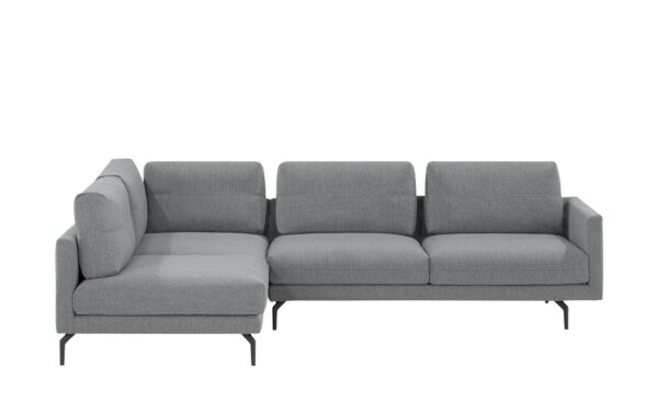 hülsta Sofa Ecksofa  HS 414 ¦ grau Polstermöbel > Sofas > Ecksofas - Höffner