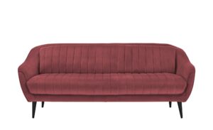 Sofa  Sophia ¦ rot Polstermöbel > Sofas > 3-Sitzer - Höffner