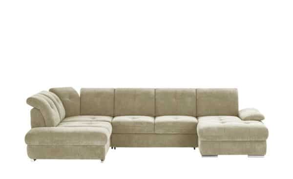 Wohnlandschaft mit Funktion  Gladys ¦ beige Polstermöbel > Sofas > Schlafsofas - Höffner