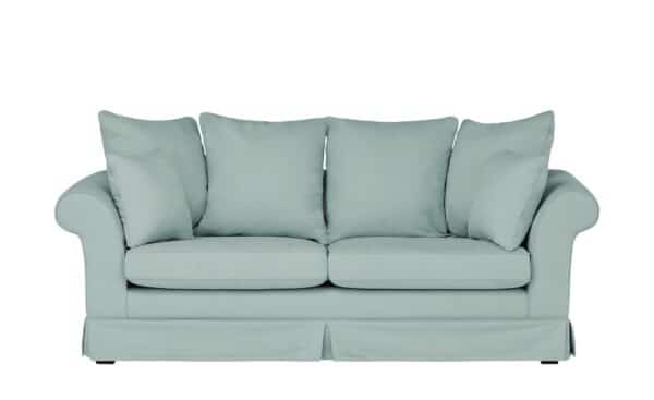 Hussensofa  Hampton ¦ blau Polstermöbel > Sofas > 3-Sitzer - Höffner