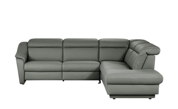 himolla Ecksofa Leder  9707 ¦ grau Polstermöbel > Sofas > Ecksofas - Höffner