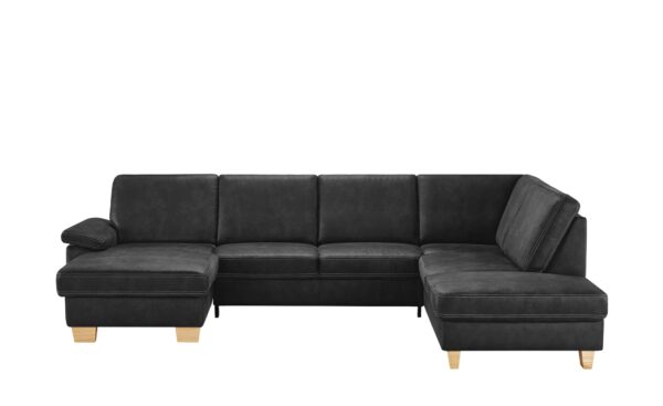 meinSofa Wohnlandschaft   Samu ¦ schwarz Polstermöbel > Sofas > Wohnlandschaften - Höffner