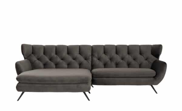 pop Ecksofa  Caldara ¦ grau Polstermöbel > Sofas > Ecksofas - Höffner