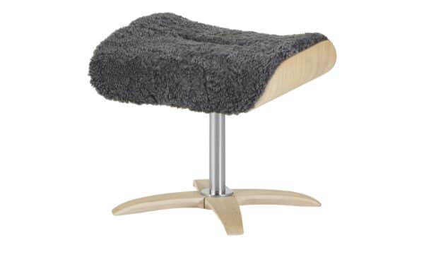 Hocker aus Schaffell  Balance ¦ grau Polstermöbel > Hocker - Höffner