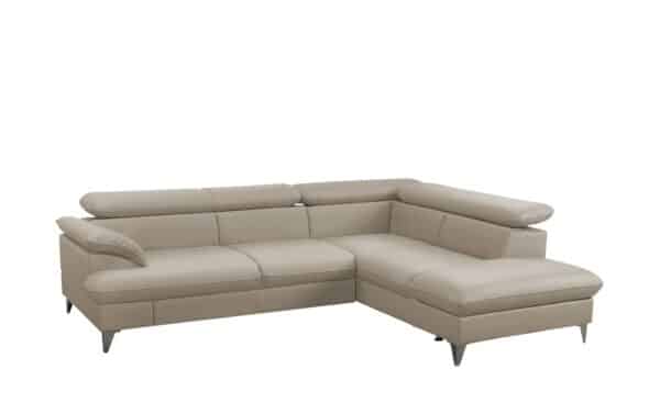 uno Ecksofa  David ¦ beige Polstermöbel > Sofas > Ecksofas - Höffner