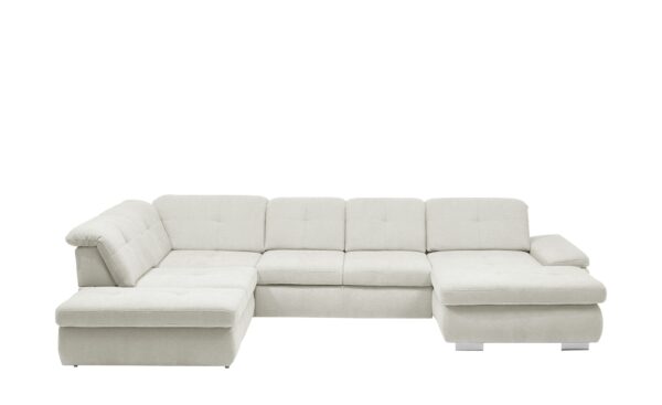 Lounge Collection Wohnlandschaft Flachgewebe  Affair ¦ creme Polstermöbel > Sofas > Schlafsofas - Höffner