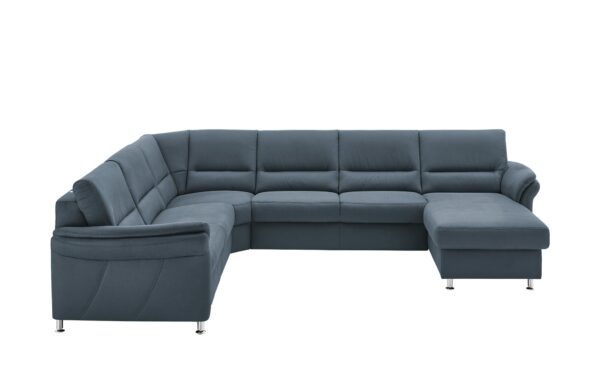 meinSofa Wohnlandschaft mit Boxspringpolsterung  Donald ¦ blau Polstermöbel > Sofas > Wohnlandschaften - Höffner