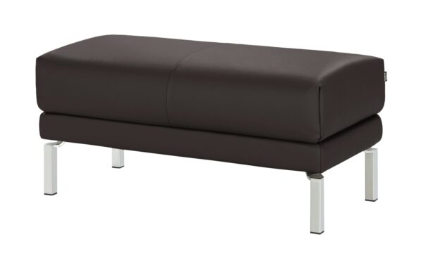 hülsta Sofa Polsterbank Leder  HS 450 ¦ braun Polstermöbel > Hocker - Höffner