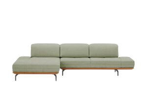 hülsta Sofa Ecksofa  HS 420 ¦ grün Polstermöbel > Sofas > Ecksofas - Höffner