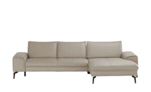 Wohnwert Ecksofa Leder  Kalea ¦ grau Polstermöbel > Sofas > Ecksofas - Höffner