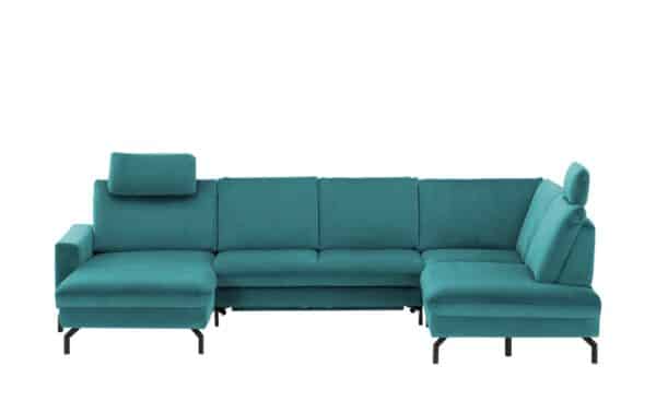 meinSofa Wohnlandschaft  Grace ¦ türkis/petrol Polstermöbel > Sofas > Schlafsofas - Höffner