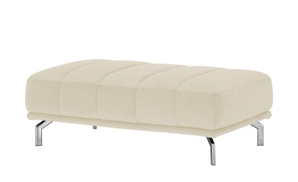 Lounge Collection XXL-Hocker  Sarina ¦ creme Polstermöbel > Hocker - Höffner