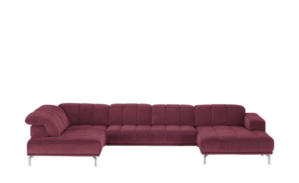 Lounge Collection Wohnlandschaft  Sarina ¦ rot Polstermöbel > Sofas > Wohnlandschaften - Höffner