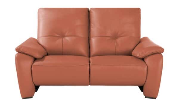 Wohnwert Ledersofa  Halina ¦ orange Polstermöbel > Sofas > 2-Sitzer - Höffner