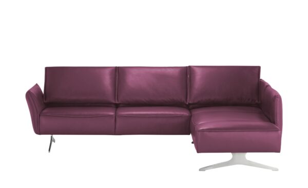 KOINOR Ecksofa Leder  Vineto ¦ lila/violett Polstermöbel > Sofas > Ecksofas - Höffner