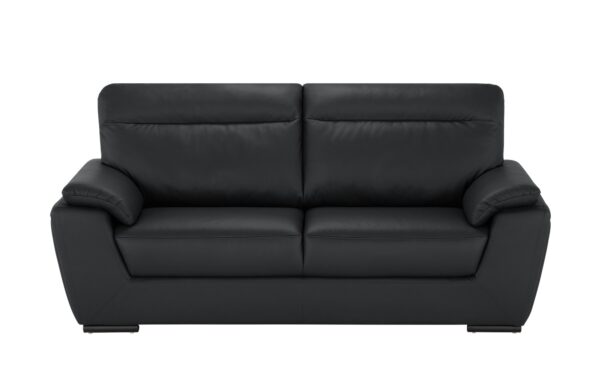 uno Ledersofa  Brandy II ¦ schwarz Polstermöbel > Sofas > 3-Sitzer - Höffner