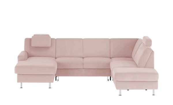 meinSofa Wohnlandschaft  Jana ¦ rosa/pink Polstermöbel > Sofas > Schlafsofas - Höffner