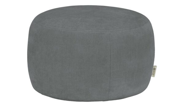 Jette Home Hocker  Jette Round ¦ grau Ø: 60 Polstermöbel > Polsterzubehör - Höffner