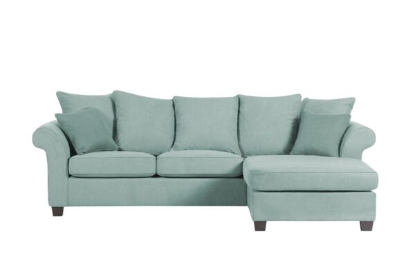 Ecksofa   Norderney ¦ türkis/petrol ¦ Maße (cm): B: 266 H: 70 T: 95 Polstermöbel > Sofas > Ecksofas - Höffner