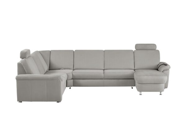 meinSofa Wohnlandschaft  Rita ¦ grau ¦ Maße (cm): B: 330 H: 91 T: 240 Polstermöbel > Sofas > Schlafsofas - Höffner