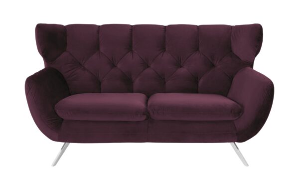 pop Sofa  Caldara ¦ lila/violett ¦ Maße (cm): B: 175 H: 94 T: 95 Polstermöbel > Sofas > 2-Sitzer - Höffner