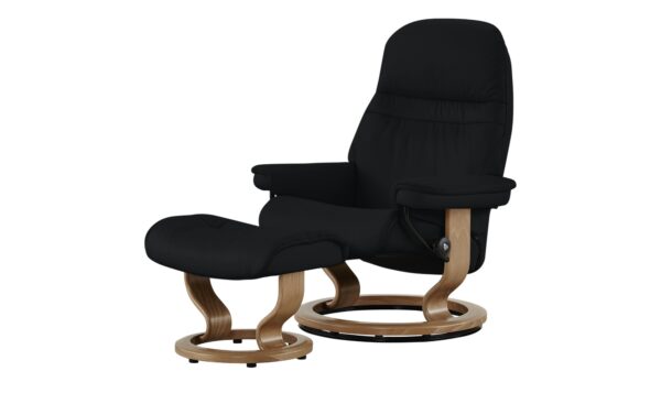 Stressless Relaxsessel mit Hocker  Sunrise S ¦ schwarz ¦ Maße (cm): B: 75 H: 100 T: 73 Polstermöbel > Sessel > Relaxsessel - Höffner