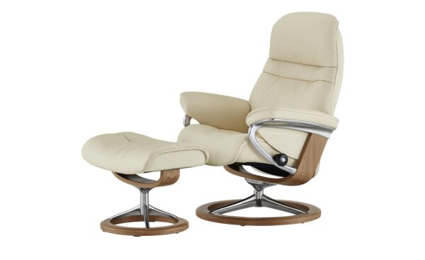 Stressless Relaxsessel mit Hocker  Sunrise S ¦ creme ¦ Maße (cm): B: 79 H: 103 T: 73 Polstermöbel > Sessel > Relaxsessel - Höffner