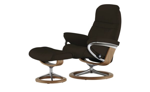 Stressless Relaxsessel mit Hocker  Sunrise S ¦ braun ¦ Maße (cm): B: 79 H: 103 T: 73 Polstermöbel > Sessel > Relaxsessel - Höffner