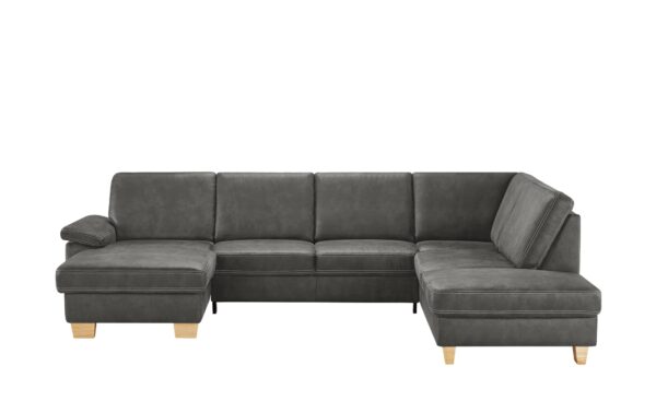 meinSofa Wohnlandschaft   Samu ¦ grau ¦ Maße (cm): B: 316 H: 90 T: 235 Polstermöbel > Sofas > Wohnlandschaften - Höffner