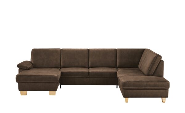 meinSofa Wohnlandschaft   Samu ¦ braun ¦ Maße (cm): B: 316 H: 90 T: 235 Polstermöbel > Sofas > Wohnlandschaften - Höffner