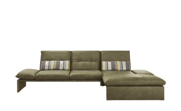 KOINOR Leder-Ecksofa  Humfrey ¦ grün ¦ Maße (cm): B: 314 H: 93 T: 159 Polstermöbel > Sofas > Ecksofas - Höffner