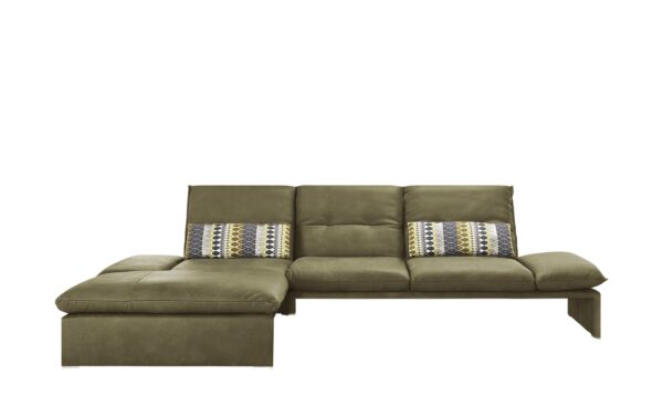 KOINOR Leder-Ecksofa  Humfrey ¦ grün ¦ Maße (cm): B: 314 H: 93 T: 159 Polstermöbel > Sofas > Ecksofas - Höffner