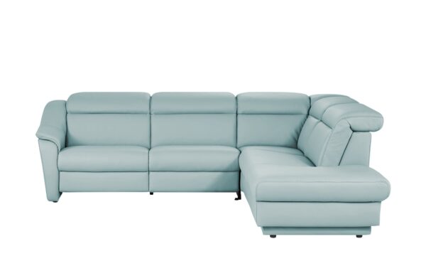 himolla Ecksofa Leder  9707 ¦ blau ¦ Maße (cm): B: 275 H: 84 T: 245 Polstermöbel > Sofas > Ecksofas - Höffner