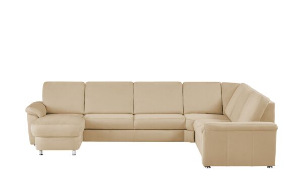 meinSofa Wohnlandschaft  Rita ¦ beige ¦ Maße (cm): B: 330 H: 91 T: 240 Polstermöbel > Sofas > Wohnlandschaften - Höffner