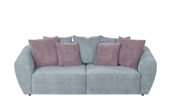 smart Big Sofa  Savita ¦ grün ¦ Maße (cm): B: 250 H: 81 T: 106 Polstermöbel > Sofas > 2-Sitzer - Höffner