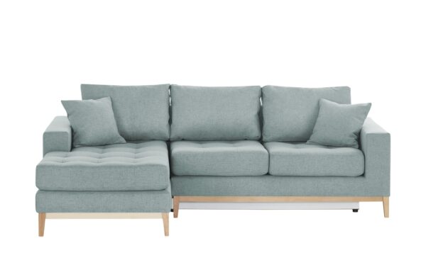 smart Ecksofa  Vivien ¦ türkis/petrol ¦ Maße (cm): B: 242 H: 90 T: 173 Polstermöbel > Sofas > Ecksofas - Höffner