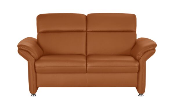 meinSofa Ledersofa  Manon ¦ orange ¦ Maße (cm): B: 170 H: 94 T: 92 Polstermöbel > Sofas > 2-Sitzer - Höffner