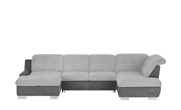 Lounge Collection Wohnlandschaft  Davinci ¦ grau ¦ Maße (cm): B: 346 H: 85 T: 195 Polstermöbel > Sofas > Schlafsofas - Höffner