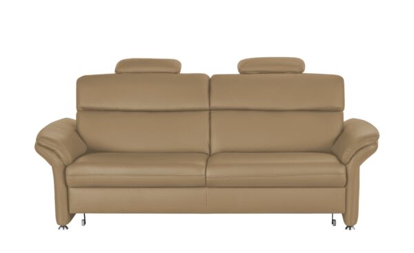 meinSofa Ledersofa  Manon ¦ braun ¦ Maße (cm): B: 228 H: 94 T: 92 Polstermöbel > Sofas > 3-Sitzer - Höffner