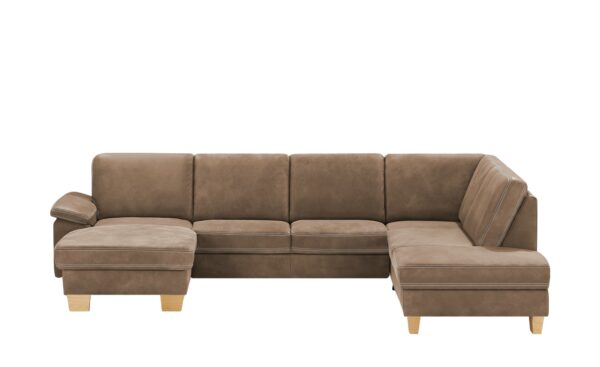 meinSofa Wohnlandschaft  Samu ¦ braun ¦ Maße (cm): B: 316 H: 90 T: 235 Polstermöbel > Sofas > Wohnlandschaften - Höffner