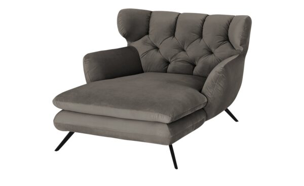 pop Longseat-Sessel  Caldara ¦ grau ¦ Maße (cm): B: 126 H: 94 T: 160 Polstermöbel > Sessel > Ohrensessel - Höffner