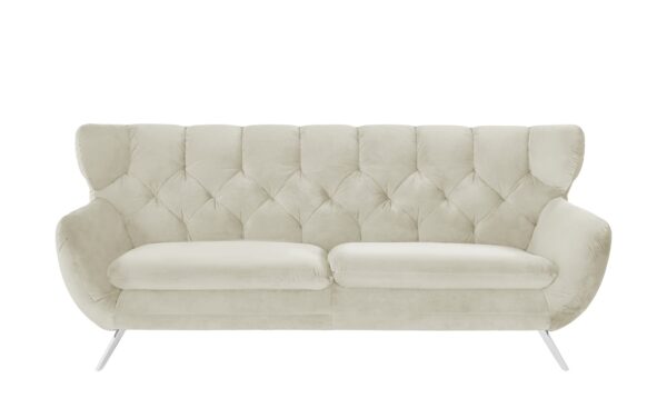 pop Sofa  Caldara ¦ creme ¦ Maße (cm): B: 225 H: 94 T: 95 Polstermöbel > Sofas > 3-Sitzer - Höffner