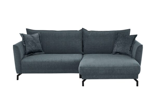 bobb Ecksofa  Yolanda ¦ blau ¦ Maße (cm): B: 257 H: 94 T: 174 Polstermöbel > Sofas > Ecksofas - Höffner