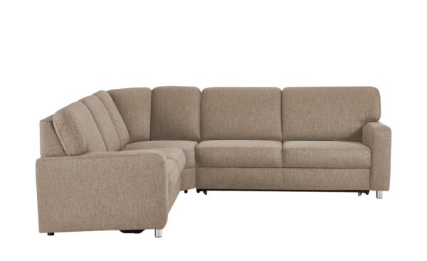 smart Ecksofa  Valencia ¦ braun ¦ Maße (cm): B: 236 H: 90 T: 266 Polstermöbel > Sofas > Ecksofas - Höffner