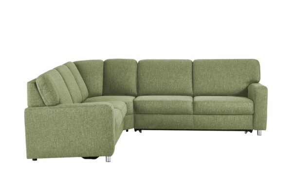 smart Ecksofa  Valencia ¦ grün ¦ Maße (cm): B: 236 H: 90 T: 266 Polstermöbel > Sofas > Ecksofas - Höffner