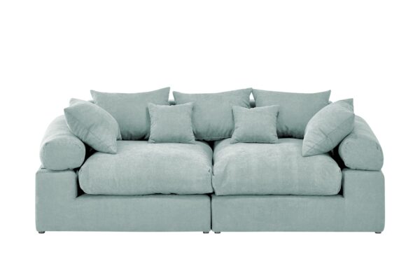 smart Big Sofa  Lionore ¦ grün ¦ Maße (cm): B: 242 H: 86 T: 121 Polstermöbel > Sofas > 2-Sitzer - Höffner