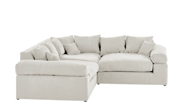 smart Ecksofa  Lionore ¦ weiß ¦ Maße (cm): B: 256 H: 86 T: 256 Polstermöbel > Sofas > Ecksofas - Höffner