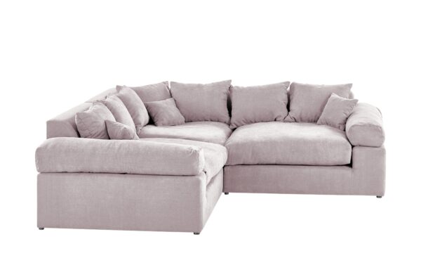 smart Ecksofa  Lionore ¦ rosa/pink ¦ Maße (cm): B: 256 H: 86 T: 256 Polstermöbel > Sofas > Ecksofas - Höffner