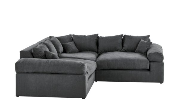 smart Ecksofa  Lionore ¦ schwarz ¦ Maße (cm): B: 256 H: 86 T: 256 Polstermöbel > Sofas > Ecksofas - Höffner